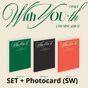 Twice - With you-th Set Ver. + Photocard (SW) in the group Minishops / K-Pop Minishops / Twice at Bengans Skivbutik AB (5516018)