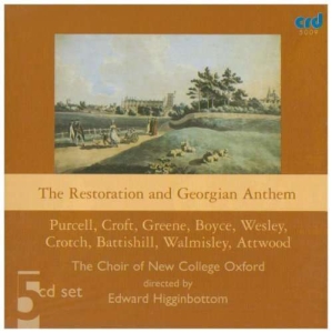 The Choir Of New College Oxford Ed - The Restoration & Georgian Anthem in the group OTHER / Övrigt / Klassiskt at Bengans Skivbutik AB (5516055)