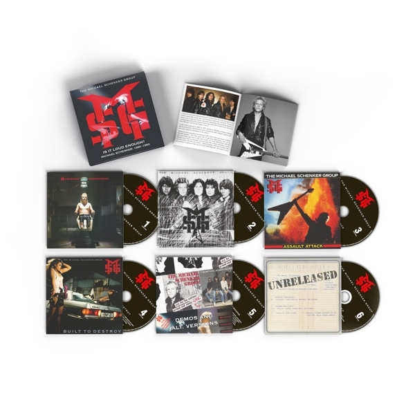 Michael Schenker Group - Is It Loud Enough? Michael Schenker 1980-1983 in the group CD / Bestsellers at Bengans Skivbutik AB (5516446)