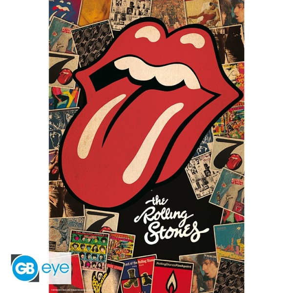 Rolling Stones - Poster Maxi Collage  91,5X61 in the group MERCH / Posters at Bengans Skivbutik AB (5516626)