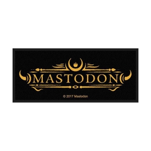 Mastodon - Logo Standard Patch in the group MERCHANDISE / Merch / Hårdrock at Bengans Skivbutik AB (5516839)