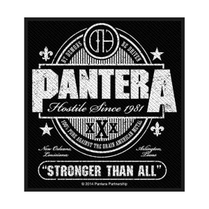 Pantera - Stronger Than All Retail Packaged Patch in the group MERCHANDISE / Patch / Heavy Metal at Bengans Skivbutik AB (5516841)