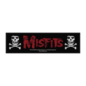 The Misfits - Cross Bones Super Strip Patch in the group MERCHANDISE / Merch / Punk at Bengans Skivbutik AB (5516857)