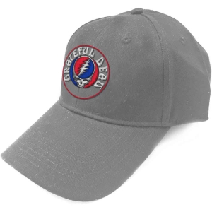 Grateful Dead - Steal Your Face Logo Grey Baseball C in the group MERCHANDISE / Cap / Pop-Rock at Bengans Skivbutik AB (5517597)