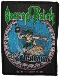 Sacred Reich - Patch Surf Nicaragua (10 X 7,9 Cm) in the group OUR PICKS / Friday Releases / Friday the 16th February 2024 at Bengans Skivbutik AB (5517865)