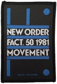 New Order - Patch Fact 50 (10,1 X 8,5 Cm) in the group OUR PICKS / Friday Releases / Friday the 16th February 2024 at Bengans Skivbutik AB (5517867)
