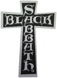 Black Sabbath - Patch Cross Logo Cut Out (10 X 7,3 in the group MERCHANDISE / Patch / Heavy Metal at Bengans Skivbutik AB (5517870)