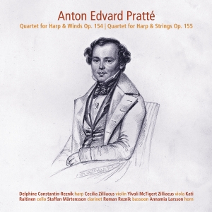 Anton Edvard Pratte - Quartets For Harp & Winds/Strings in the group CD / New releases at Bengans Skivbutik AB (5518000)