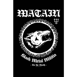 Watain - Black Metal Militia Textile Poster in the group MERCHANDISE / Merch / Hårdrock at Bengans Skivbutik AB (5518153)