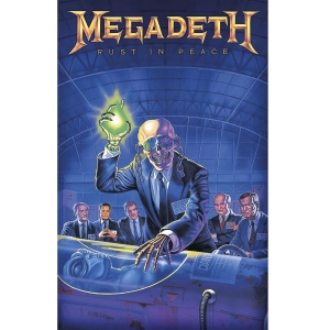 Megadeth - Rust In Peace Textile Poster in the group MERCHANDISE / Merch / Hårdrock at Bengans Skivbutik AB (5518165)