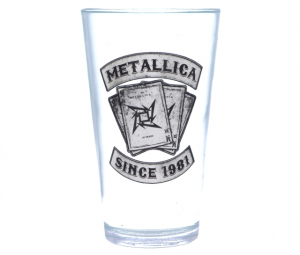 Metallica - Metallica - Dealer - Glas in the group MERCHANDISE / Accessoarer / Heavy Metal at Bengans Skivbutik AB (5518639)