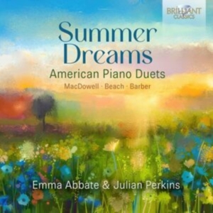 Emma Abbate Julian Perkins - Summer Dreams - American Piano Duet in the group CD / Klassiskt at Bengans Skivbutik AB (5518773)