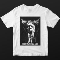 Wormwood - T/S Vomiting Astral Shit (L) White in the group MERCHANDISE / Accessoarer / Heavy Metal at Bengans Skivbutik AB (5518816)