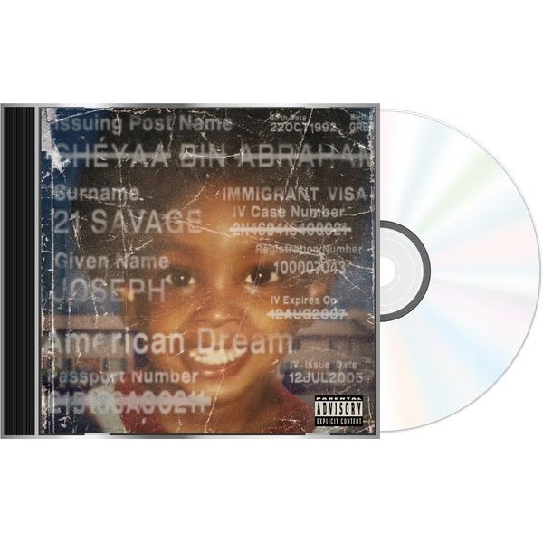 21 Savage - American Dream in the group CD / Hip Hop-Rap at Bengans Skivbutik AB (5519247)