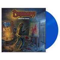 Darkness - Blood On Canvas (Blue Vinyl Lp) in the group OUR PICKS / Frontpage - Vinyl New & Forthcoming at Bengans Skivbutik AB (5520423)