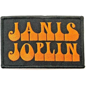 Janis Joplin - Logo Woven Patch in the group MERCHANDISE / Patch / Pop-Rock at Bengans Skivbutik AB (5520453)