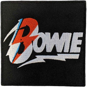 David Bowie - Diamond Dogs Flash Logo Woven Patch in the group MERCHANDISE / Merch / Pop-Rock at Bengans Skivbutik AB (5520454)