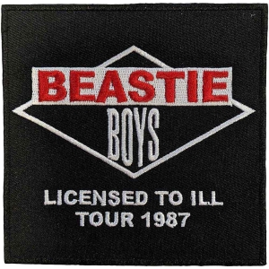 Beastie Boys - Licensed To Ill Tour 1987 Woven Patch in the group MERCHANDISE / Merch / Hip Hop-Rap at Bengans Skivbutik AB (5520455)