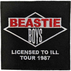 Beastie Boys - Licensed To Ill Tour 1987 Woven Patch in the group MERCHANDISE / Patch / Hip Hop-Rap at Bengans Skivbutik AB (5520455)