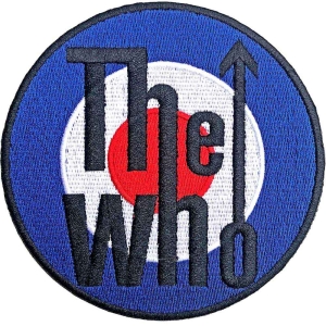 The Who - Target Logo Bordered Woven Patch in the group MERCHANDISE / Merch / Pop-Rock at Bengans Skivbutik AB (5520460)