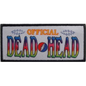 Grateful Dead - Official Dead Head Printed Patch in the group MERCHANDISE / Merch / Pop-Rock at Bengans Skivbutik AB (5520462)