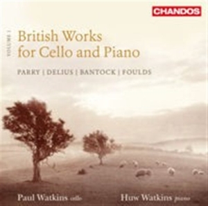 Parry / Delius / Bantock / Foulds - British Works For Cello And Piano in the group Externt_Lager /  at Bengans Skivbutik AB (552047)
