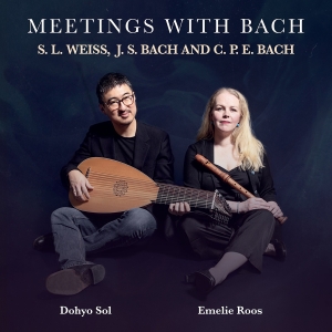 Emelie Roos & Dohyo Sol - Meetings With Bach in the group CD / Upcoming releases / Classical at Bengans Skivbutik AB (5520504)