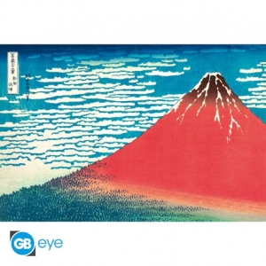 Poster  - Hokusai - Red Fuji 91.5 X 61Cm in the group OTHER / Merchandise at Bengans Skivbutik AB (5520682)