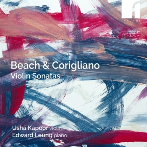 Usha Kapoor Edward Leung - Beach & Corigliano: Violin Sonatas in the group CD / Klassiskt,World Music at Bengans Skivbutik AB (5520726)