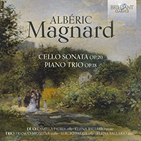 Alberic Magnard - Cello Sonata, Op. 20 Piano Trio, O in the group OUR PICKS / Frontpage - CD New & Forthcoming at Bengans Skivbutik AB (5522100)