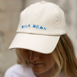 Dina Ögon - Cap -Blue Embroided Logo in the group MERCHANDISE / Cap / RnB-Soul at Bengans Skivbutik AB (5522350)