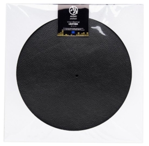 Vinyltillbehör - Slipmat Leather Black in the group OTHER / Vinyltillbehör at Bengans Skivbutik AB (5523352)