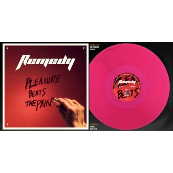 Remedy - Pleasure Beats The Pain (Magenta Cl in the group VINYL / Hårdrock at Bengans Skivbutik AB (5523507)