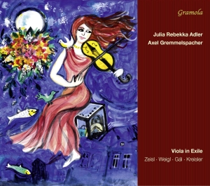 Adler Julia Rebekka - Viola In Exile in the group CD / Klassiskt at Bengans Skivbutik AB (5524259)