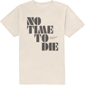 James Bond - No Time To Die Uni Natrl    in the group MERCHANDISE / T-shirt / Soundtrack at Bengans Skivbutik AB (5524514r)