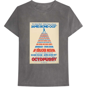 James Bond - Octopussy German Poster Uni Char    in the group MERCHANDISE / T-shirt / Soundtrack at Bengans Skivbutik AB (5524519r)