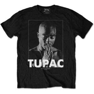 Tupac - Praying Uni Bl   (2XL) in the group MERCHANDISE / T-shirt / Hip Hop-Rap at Bengans Skivbutik AB (5524650)