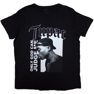 Tupac - Only God Text Lady Bl    in the group MERCHANDISE / T-shirt / Hip Hop-Rap at Bengans Skivbutik AB (5524818r)