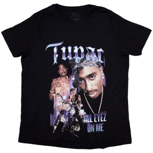 Tupac - All Eyez Blue Homage Lady Bl    in the group MERCHANDISE / T-shirt / Hip Hop-Rap at Bengans Skivbutik AB (5524823r)