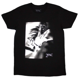 Tupac - Fingers Uni Bl in the group MERCHANDISE / T-shirt / Hip Hop-Rap at Bengans Skivbutik AB (5524826r)