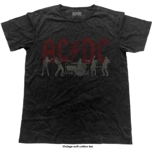 Ac/Dc - Vtge Silhouettes Uni Bl    in the group MERCHANDISE / T-shirt / Heavy Metal at Bengans Skivbutik AB (5525314)