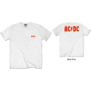 Ac/Dc - F&B Packaged Logo Uni Wht    in the group MERCHANDISE / T-shirt / Heavy Metal at Bengans Skivbutik AB (5525345r)