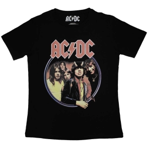 Ac/Dc - Highway To Hell Circle Lady Bl    in the group MERCHANDISE / T-shirt / Heavy Metal at Bengans Skivbutik AB (5525360r)