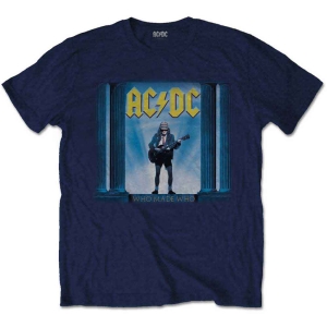 Ac/Dc - Who Made Who Uni Navy in the group MERCHANDISE / T-shirt / Heavy Metal at Bengans Skivbutik AB (5525393r)