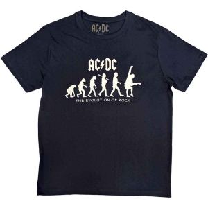 Ac/Dc - Evolution Of Rock Uni Navy    in the group MERCHANDISE / T-shirt / Heavy Metal at Bengans Skivbutik AB (5525404r)