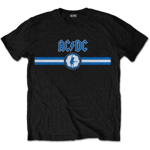 Ac/Dc - Blue Logo & Stripe Uni Bl    in the group MERCH / Minsishops-merch / Ac/Dc at Bengans Skivbutik AB (5525411r)