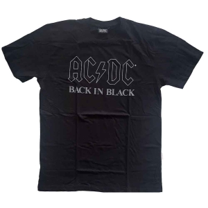 Ac/Dc - Back In Black Uni Bl    in the group MERCHANDISE / T-shirt / Hårdrock at Bengans Skivbutik AB (5525412r)