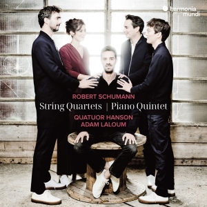 Quatuor Hanson & Adam Laloum - Robert Schumann: String Quartets & Piano Quintet in the group OTHER / Övrigt /  at Bengans Skivbutik AB (5525444)