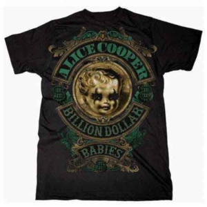 Alice Cooper - Billion Dollar Baby Crest Uni Bl    in the group MERCH / T-Shirt /  at Bengans Skivbutik AB (5525596r)
