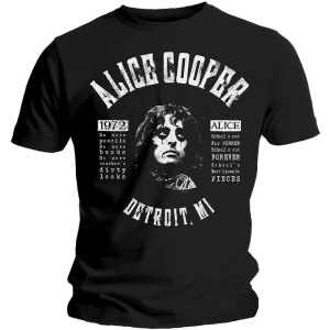 Alice Cooper - Schools Out Lyrics Uni Bl    in the group MERCH / T-Shirt /  at Bengans Skivbutik AB (5525602r)